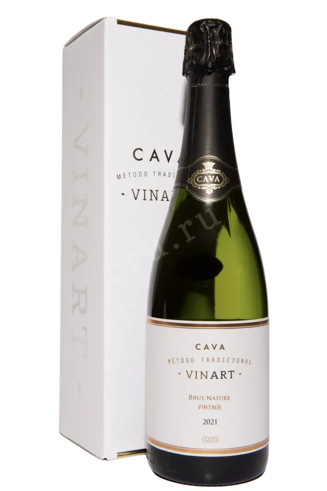 Игристое вино Cava Vinart Vintage in gift box 2021 0.75 л