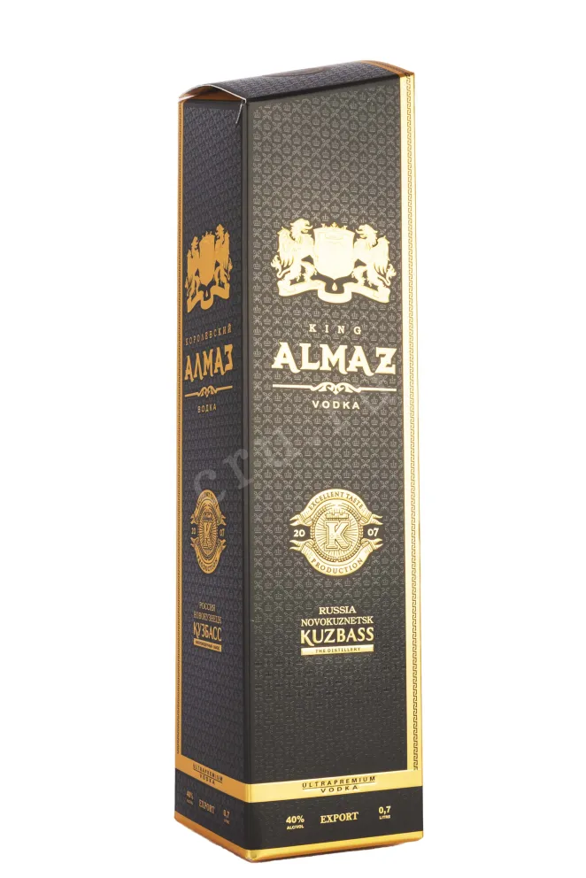 Подарочная коробка King Almaz in gift box 0.7 л