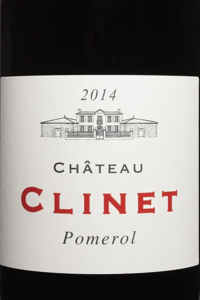 Этикетка Chateau Clinet Pomerol 2014 0.75 л