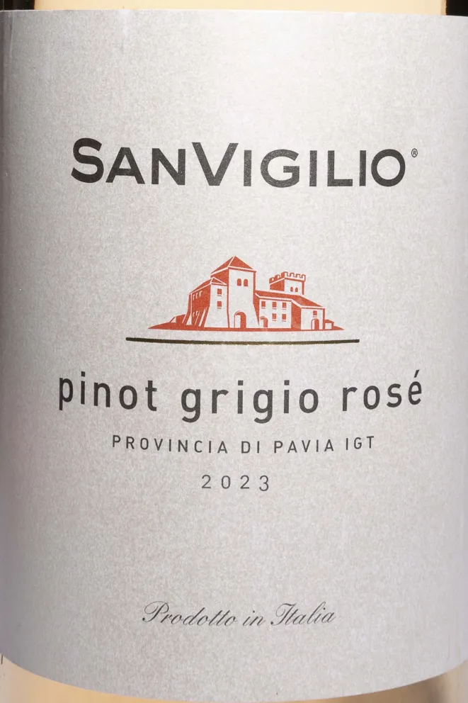Этикетка Sanvigilio Pinot Grigio Rose 2023 0.75 л