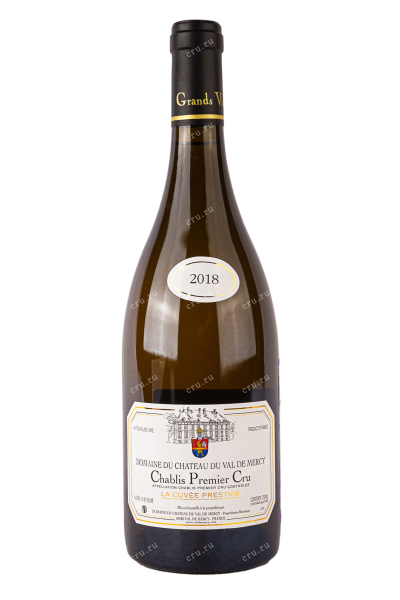 Вино Domaine Du Chateau Du Val De Mercy Chablis Cote De Jouan Premier Cru 2018 0.75 л