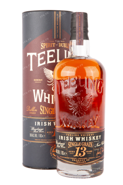 Виски Teeling Irish Whiskey Single Grain 13 years in tube  0.7 л