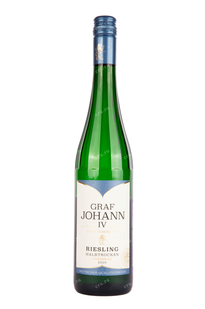 Вино Graf Johann IV Riesling Halbtrocken Rheingau 2022 0.75 л