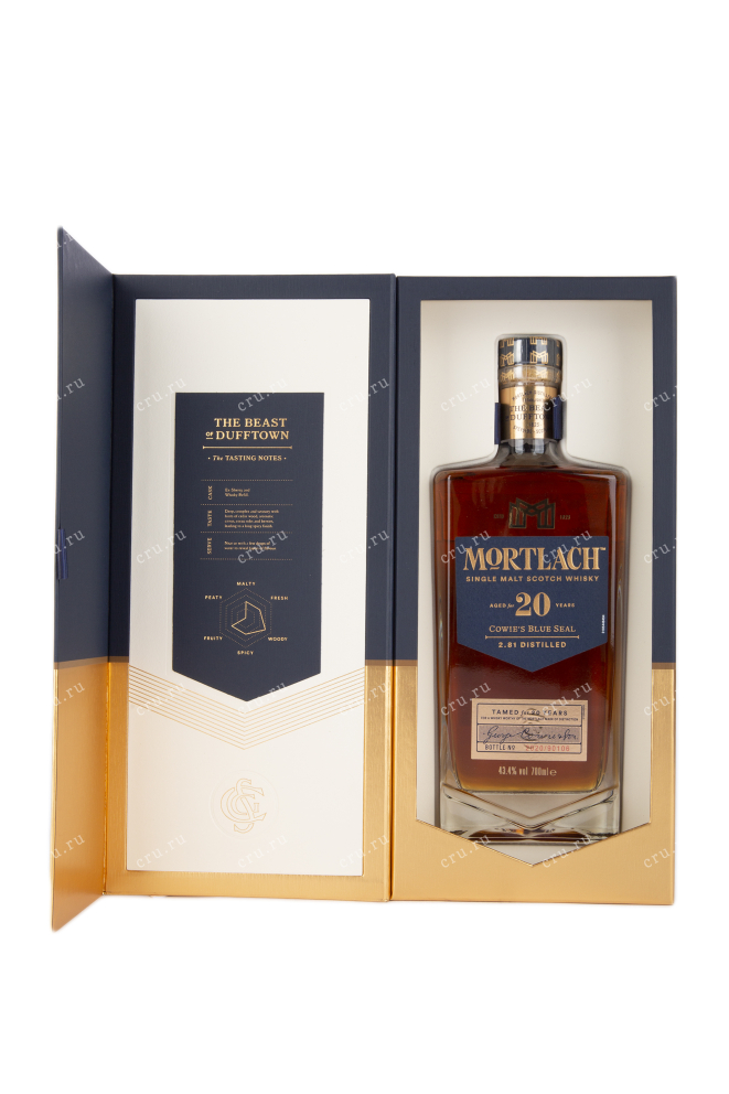 Виски Mortlach 20 years gift box  0.7 л