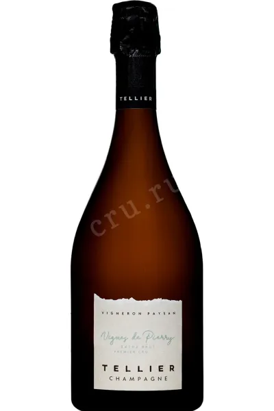 Шампанское Tellier Vignes de Pierry Premier Cru Champagne AOC Extra Brut  0.75 л