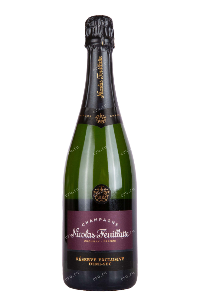 Бутылка Nicolas Feuillatte Reserve Exclusive Demi-Sec in gift box 2016 0.75 л