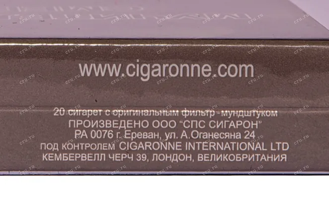 Контрэтикетка Cigaronne Fantom