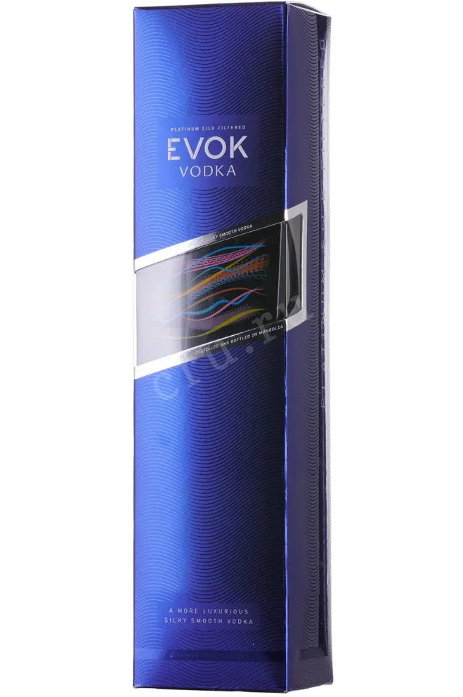 Водка Эвок в подарочной упаковке  0.75 л