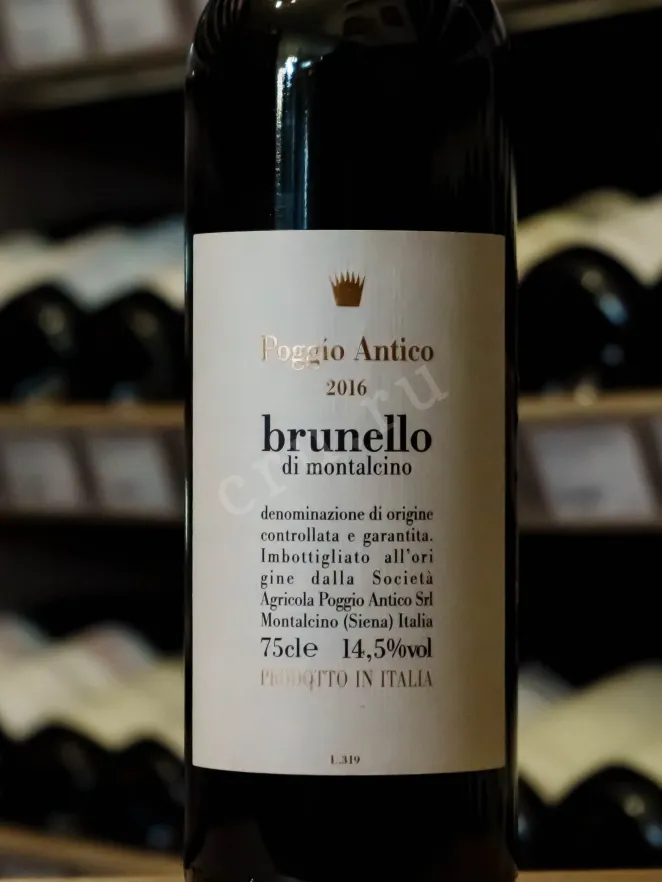 В магазине Крю Профи Poggio Antico Brunello di Montalcino 2016 0.75 л