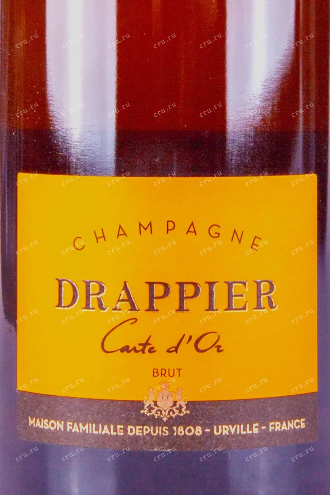 Этикетка Drappier Cart dOr 2021 0.75 л