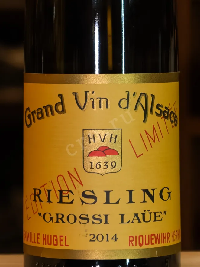 В магазине Крю Профи Hugel Riesling Grossi Laue Alsace AOC 2014 0.75 л