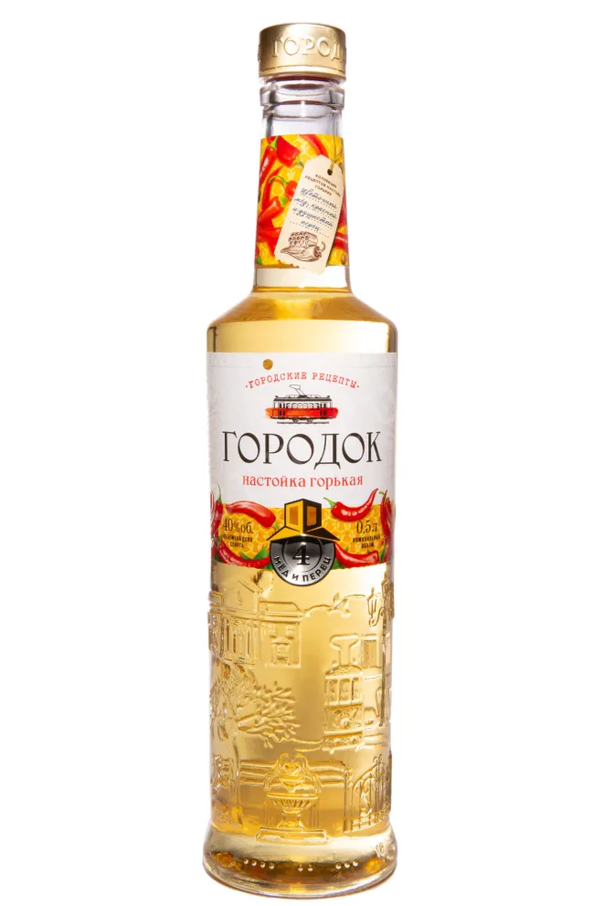 Настойка Городок Мёд и перец  0.5 л