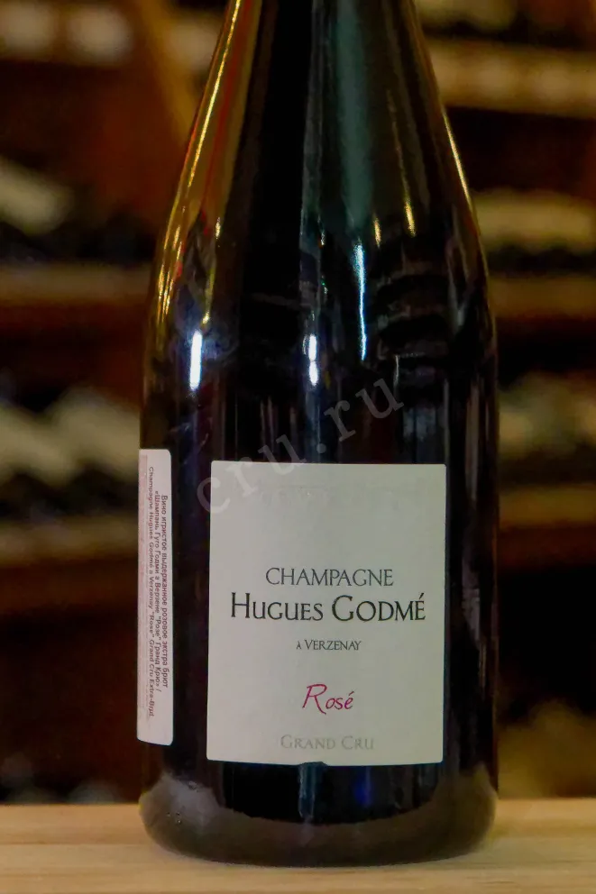 В магазине Крю Профи Hugues Godme A Verzenay Rose Grand Cru 0.75 л