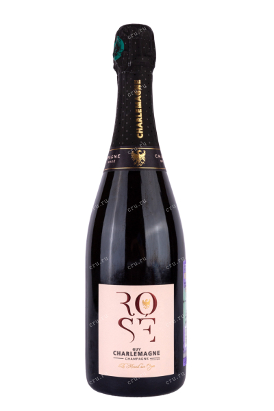 Шампанское Champagne Guy Charlemagne Rose Brut 2017 0.75 л