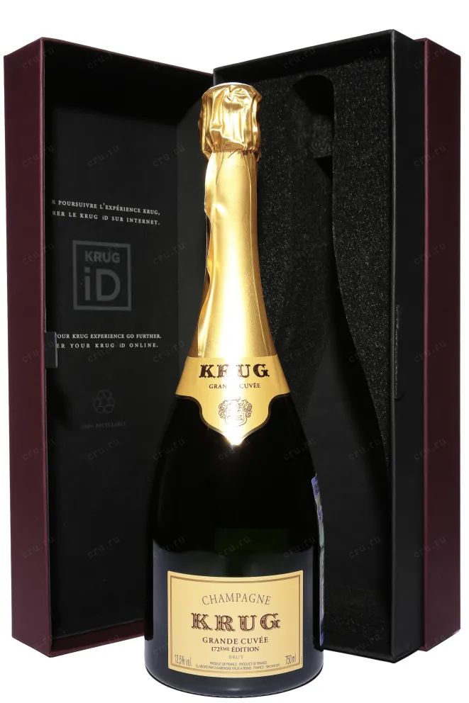 В подарочной коробке Krug Grande Cuvee in gift box 2017 0.75 л