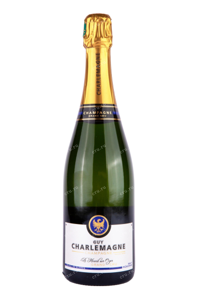 Шампанское Champagne Guy Charlemagne Reserve Blanc de Blancs Le Mesnil-sur-Oger  2016 0.75 л