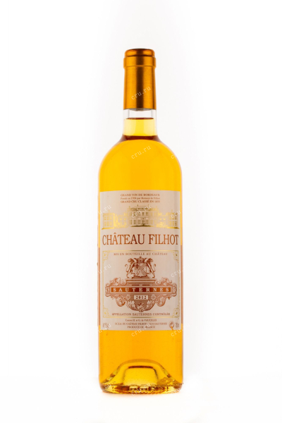 Вино Chateau Filhot Sauternes 2012 0.75 л
