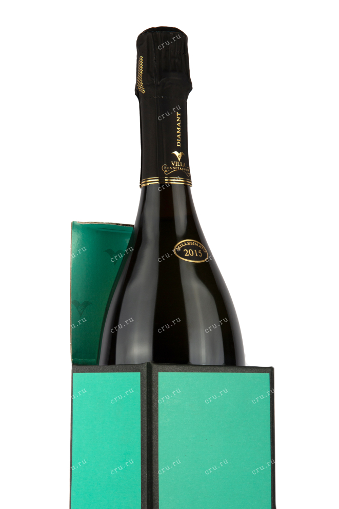 Вино Villa Franciacorta Diamant pas Dose 0,75 в подарочной упаковке
