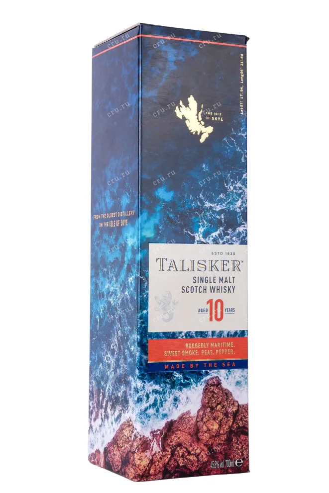 Подарочная коробка Talisker 10 Years old gift box 0.7 л