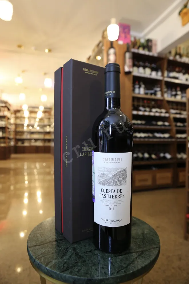 В магазине Крю Профи Pago de Carraovejas Cuesta de Las Liebres Ribera del Duero DO 2018 0.75 л