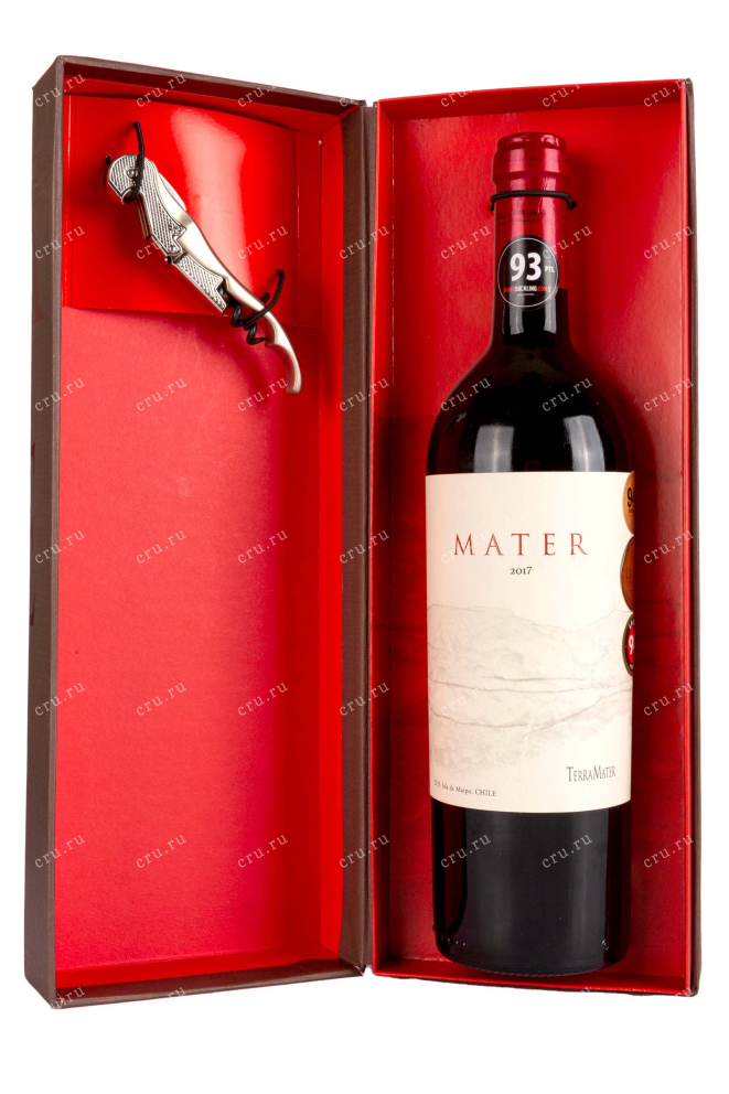 В подарочной коробке TerraMater Mater gift box 2017 0.75 л
