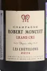 Этикетка Robert Moncuit Grand Cru Les Chetillons 0.75 л