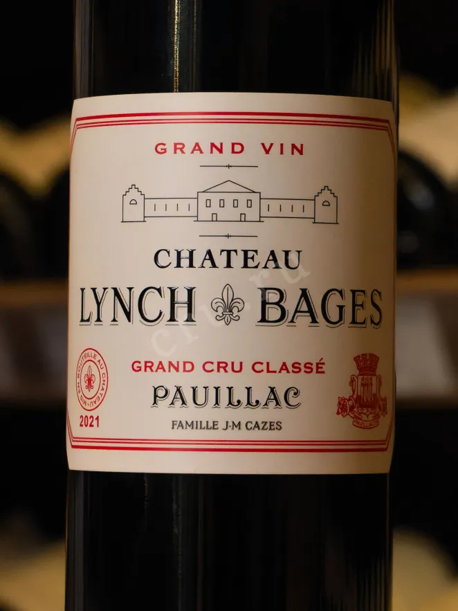 В магазине Крю Профи Chateau Lynch-Bages Grand Cru Classe Pauillac 2021 0.75 л