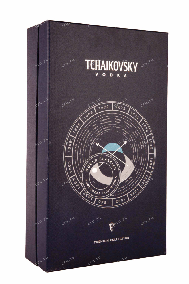 Подарочная коробка Tchaikovsky in gift box + 3 glasses 0.7 л