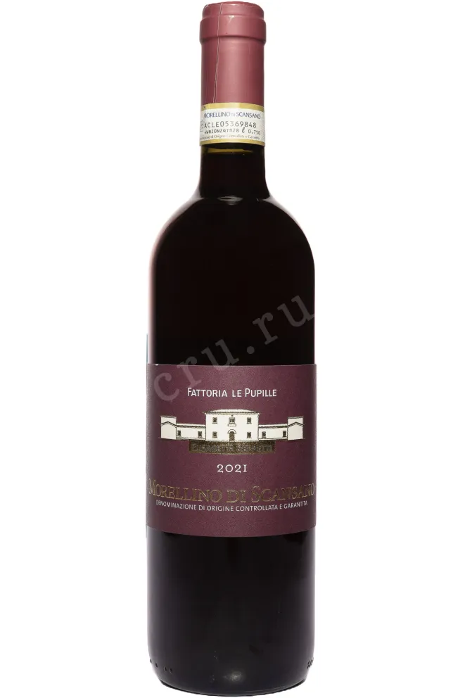 Вино Fattoria Le Pupille Morellino Di Scansano DOCG 2021 0.75 л