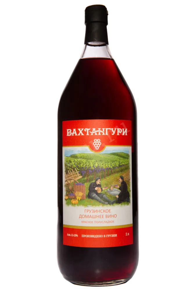 Вино Vahtanguri Georgian Homemade Wine Red Semisweet 2022 2 л