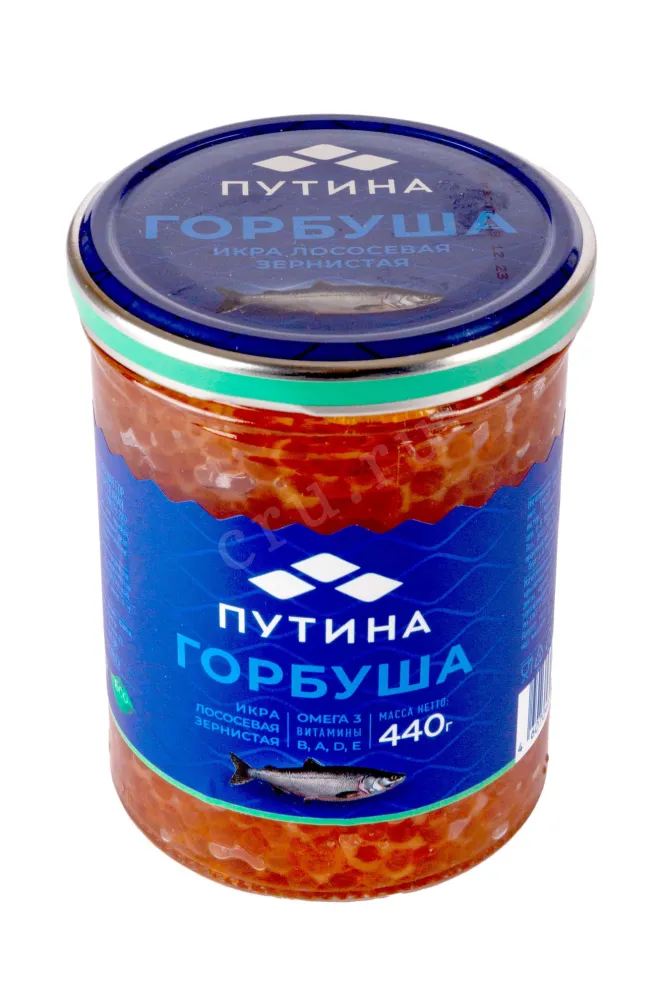 Икра Путина зернистая лососевая Горбуша 440 г