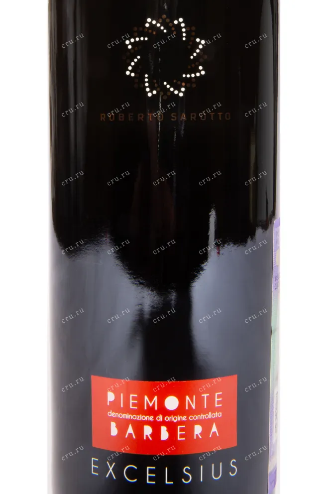 Этикетка Roberto Sarotto Excelsius Piemonte Barbera DOC 2022 0.75 л
