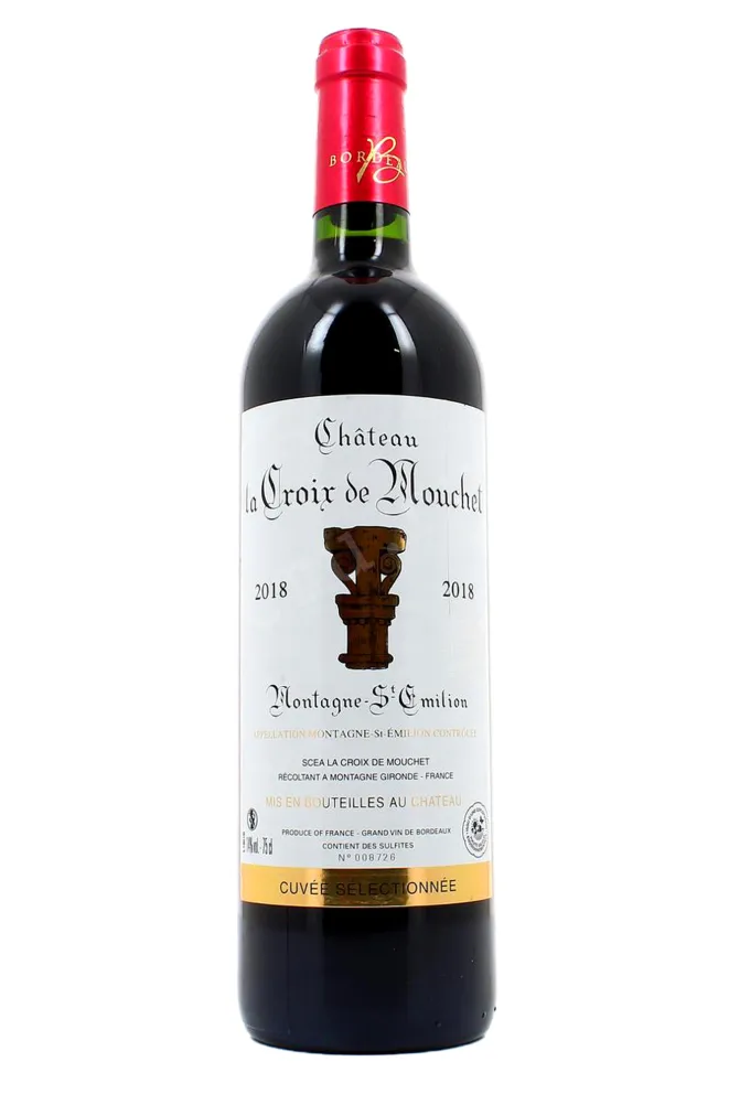 Вино Chateau La Croix de Mouchet Montagne Saint-Emilion 2015 0.75 л