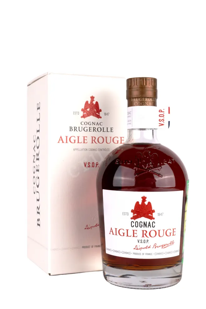 Коньяк Brugerolle VSOP Aigle Rouge gift box  0.7 л