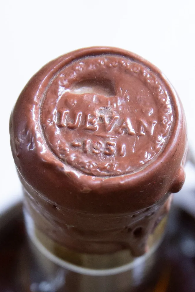 Пробка Old Ijevan liqueur Wine Collection 1991 0.75 л