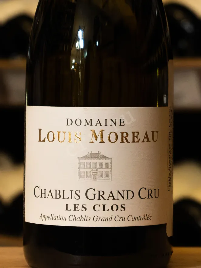 В магазине Крю Профи Domaine Louis Moreau Chablis Grand Cru Les Clos AOC 2020 0.75 л