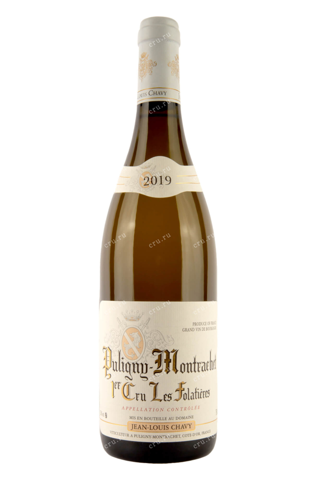 Вино Puligny-Montrachet Premier Cru Les Folatieres 2019 0.75 л