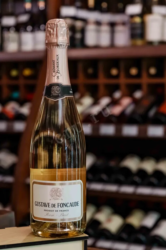 В магазине Крю Профи Gustave De Foncaude Cremant De Bordeaux Rose 2023 0.75 л