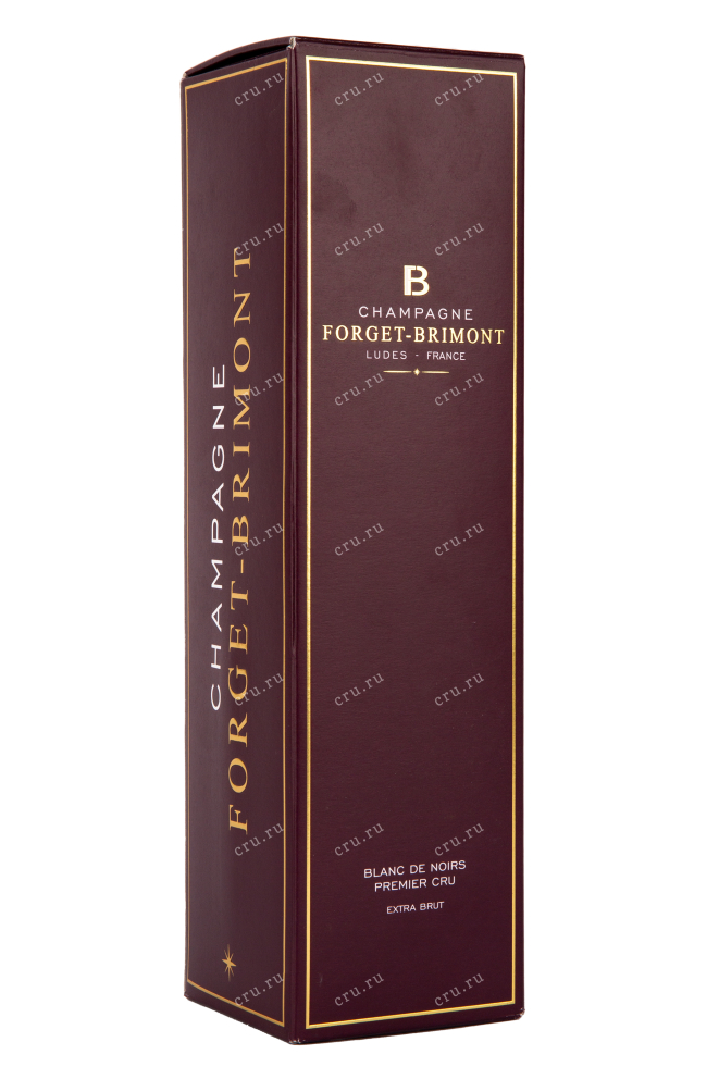 Подарочная коробка игристого вина Forget-Brimont Blanc de Noirs Extra Brut 0.75 л