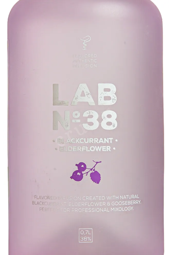 Этикетка LAB №38 Blackcurrant & Elderflower 0.7 л