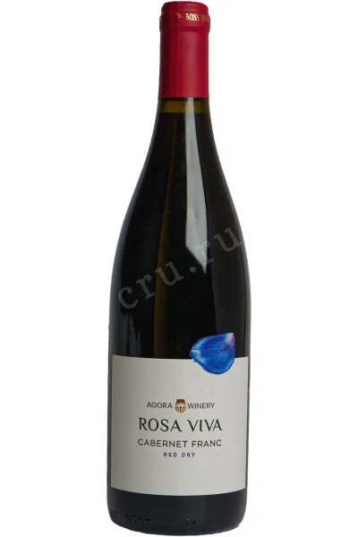 Вино Агора Вайнери Роза Вива Каберне Фран 2024 0.75 л