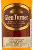Виски Glen Turner Heritage Double Cask Port Cask Finish in tube  0.7 л