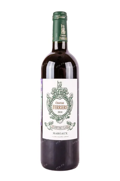 Вино Chateau Ferriere Grand Cru Classe Margaux 2014 0.75 л