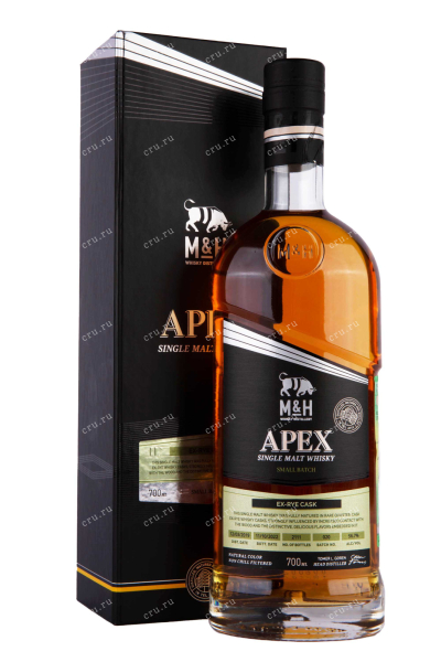 Виски M&H Apex ex-Rye Cask in gift box  0.7 л
