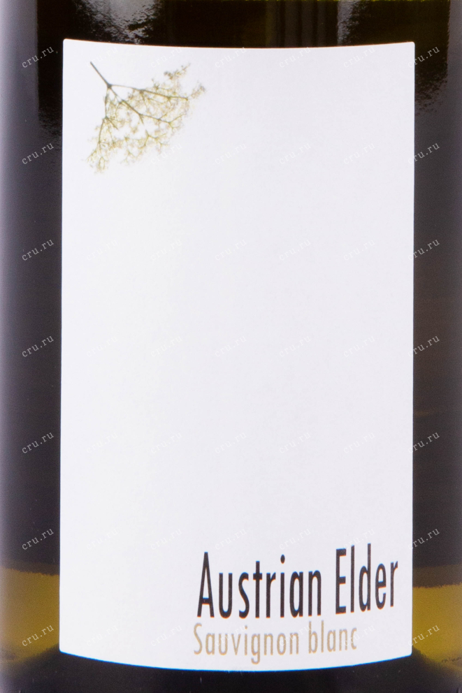 Этикетка вина Австрийская Бузина 2021 0.75
