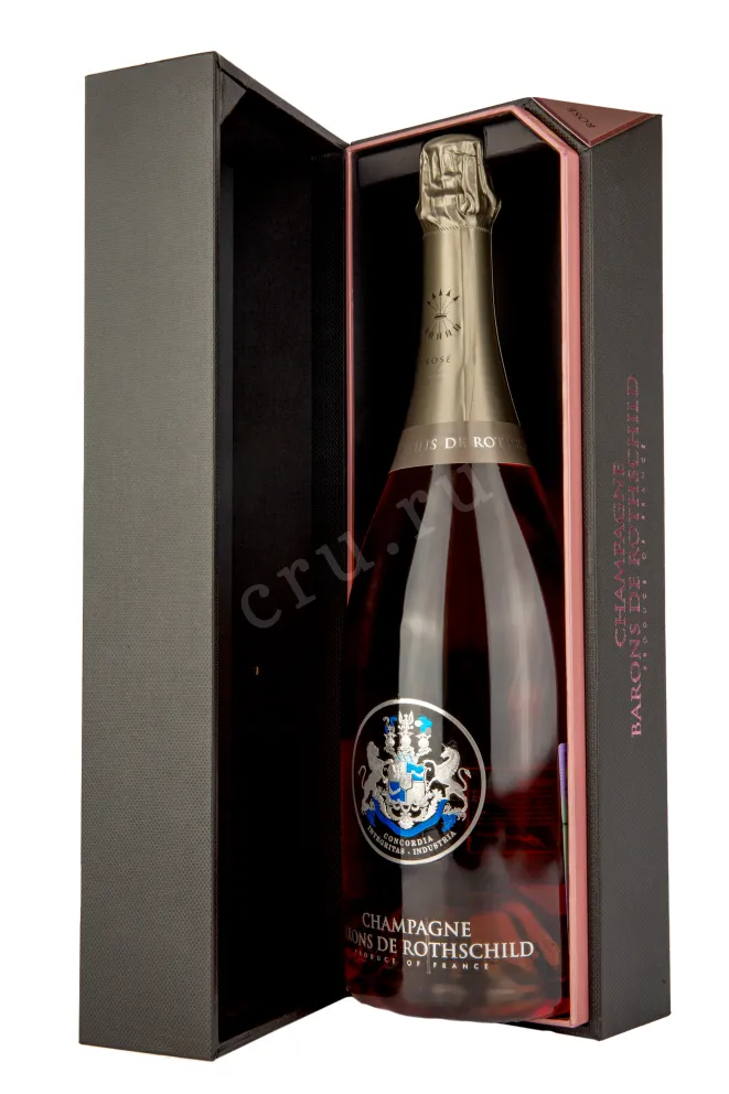 Шампанское Барон де Ротшильд Розе 1,5 в подарочной коробке