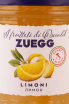 Этикетка Zuegg Limoni 0.33 л