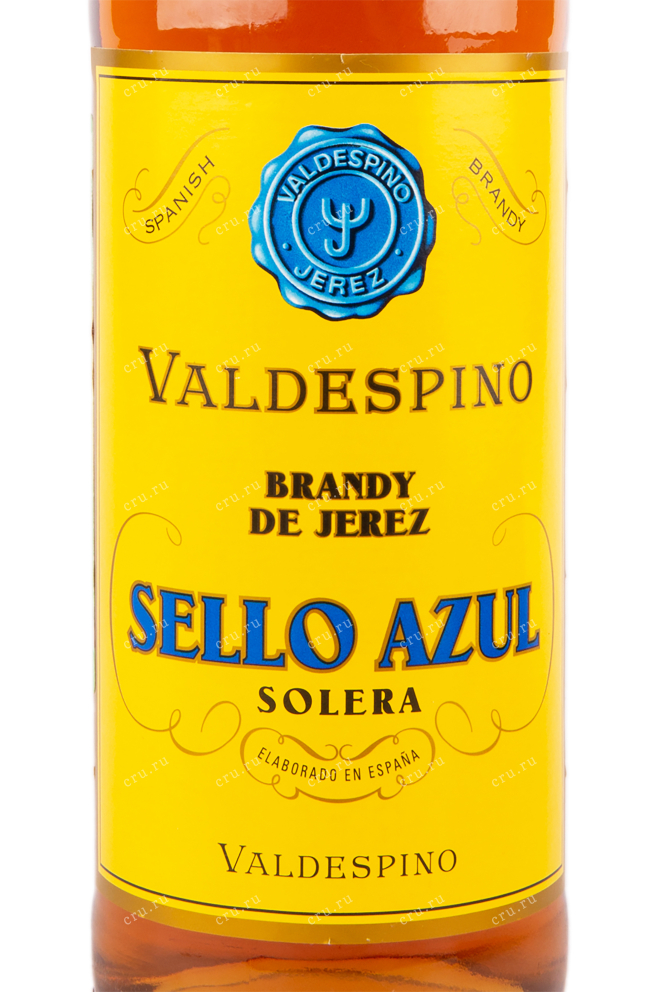 Бренди де Херес Valdespino Sello Azul Solera 2019 0.7 л