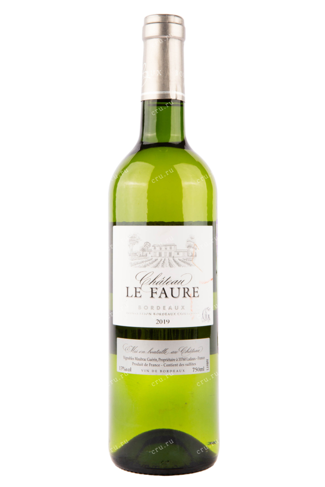 Вино Chateau Le Faure Bordeaux 2019 0.75 л