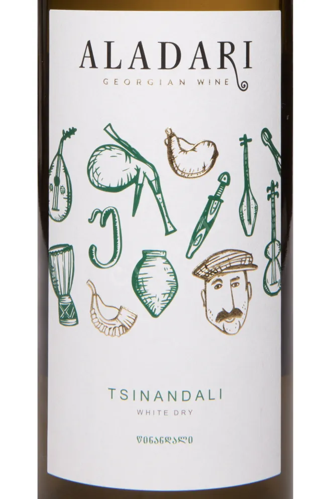 Этикетка Aladari Tsinandali 2022 0.75 л